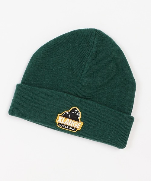 XLARGE KIDS(エクストララージキッズ)の「ニットキャップ(ニットキャップ/ビーニー・キッズ・マルチ/ブラック/グリーン/パープル・FREE)」の3枚目の写真