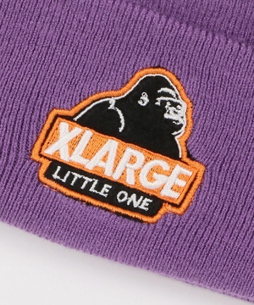XLARGE KIDS(エクストララージキッズ)の「ニットキャップ(ニットキャップ/ビーニー・キッズ・マルチ/ブラック/グリーン/パープル・FREE)」の7枚目の写真