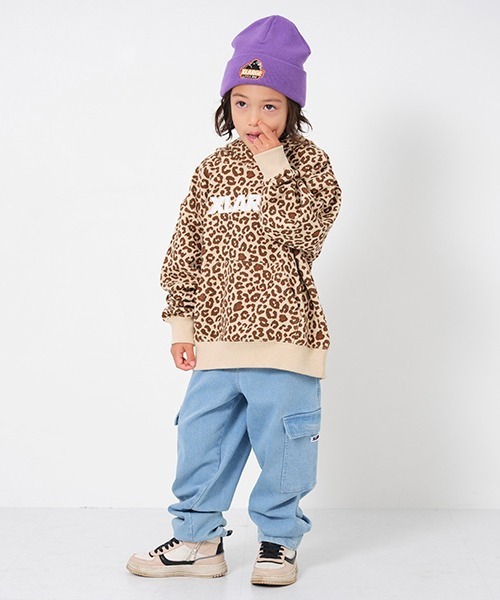 XLARGE KIDS(エクストララージキッズ)の「ニットキャップ(ニットキャップ/ビーニー・キッズ・マルチ/ブラック/グリーン/パープル・FREE)」の12枚目の写真