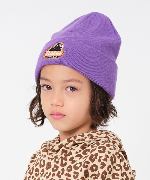 XLARGE KIDS(エクストララージキッズ)の「ニットキャップ(ニットキャップ/ビーニー・キッズ・マルチ/ブラック/グリーン/パープル・FREE)」の18枚目の写真