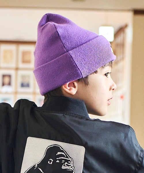 CHALLENGER ニット帽 ビーニー　パープル　紫 CHALLENGER ニット帽 紫色 CHALLENGER チャレンジャー 通販 18AW