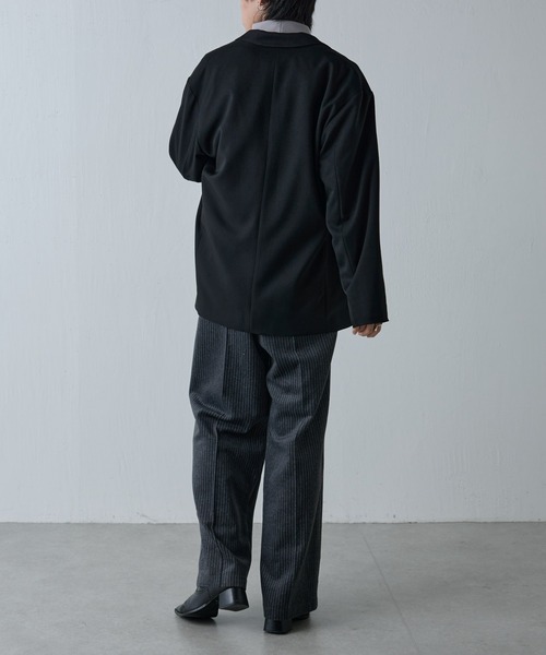 COLONY 2139（コロニートゥーワンスリーナイン）の「シャギーストライプパンツ（スラックス・メンズ・ブラック/グレー・LARGE/MEDIUM）」の18枚目の写真