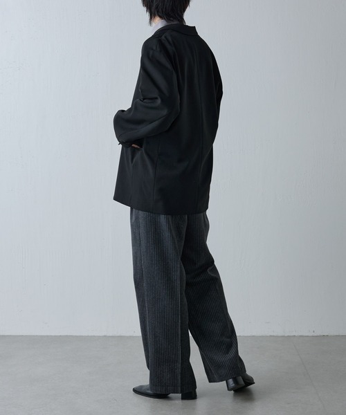 COLONY 2139（コロニートゥーワンスリーナイン）の「シャギーストライプパンツ（スラックス・メンズ・ブラック/グレー・LARGE/MEDIUM）」の19枚目の写真