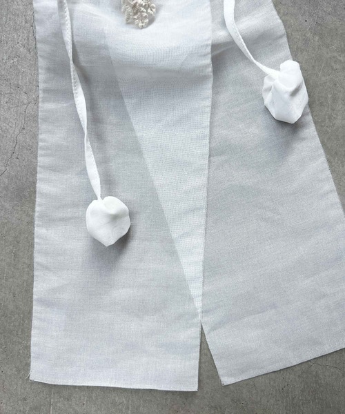 m.soeur(エムスール)の「シアーリボンとすずらんレースのヘアゴム(ヘアゴム・レディース・ブラック/ホワイト・FREE)」の14枚目の写真