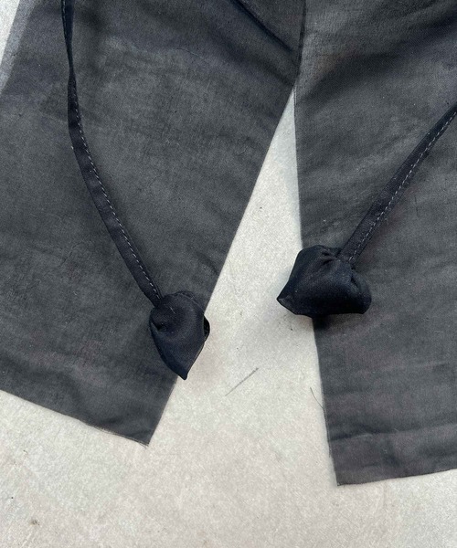 m.soeur(エムスール)の「シアーリボンとすずらんレースのヘアゴム(ヘアゴム・レディース・ブラック/ホワイト・FREE)」の7枚目の写真