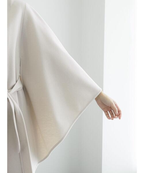 Te chichi（テチチ）の「スタンドポンチョコート（ポンチョ・レディース・ベージュ/キャメル・F）」の14枚目の写真