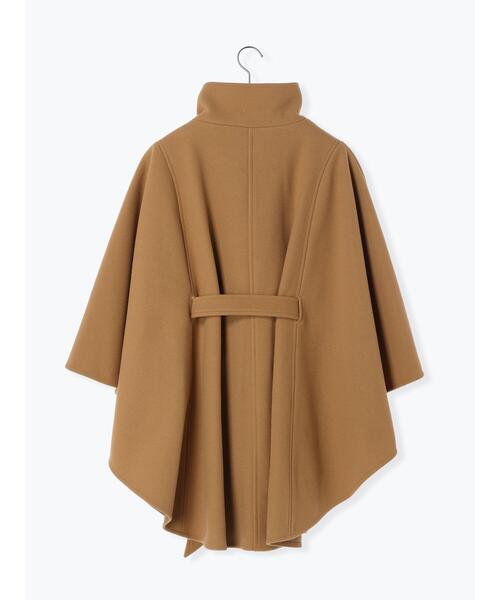 Te chichi スタンドボンチョコート キャメル Te chichi（テチチ）の「スタンドポンチョコート（ポンチョ）」 - WEAR
