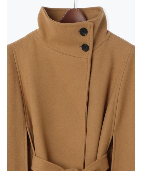 Te chichi（テチチ）の「スタンドポンチョコート（ポンチョ・レディース・ベージュ/キャメル・F）」の18枚目の写真
