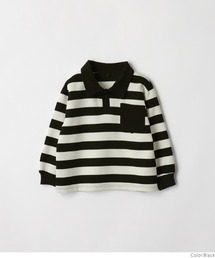 coca（coca） | キッズ　ボーダーポロシャツ(ポロシャツ)