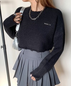 セール】LOOP SHAGGY SHORT KNIT JACKET（ニット/セーター