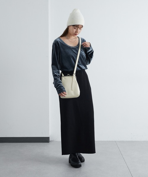 COLONY 2139（コロニートゥーワンスリーナイン）の「シャギーニット帽（ニットキャップ/ビーニー・レディース・グレー/ブルー/ブラック/アイボリー・FREE）」の15枚目の写真