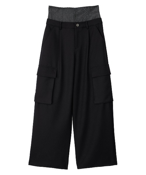 Ameri（アメリ）の「DENIM LIKE CORSET WORK PANTS（その他パンツ
