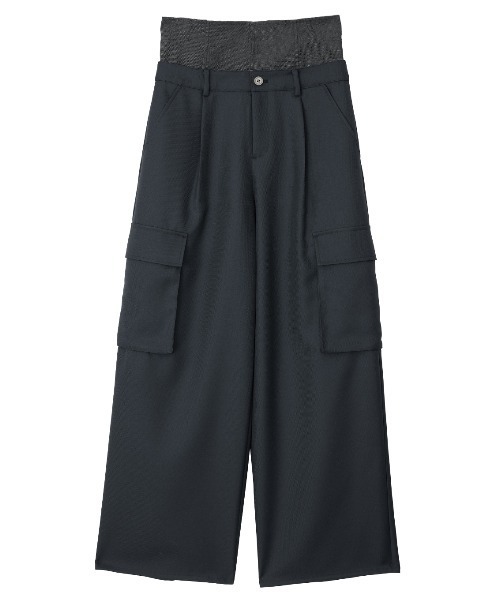 Ameri（アメリ）の「DENIM LIKE CORSET WORK PANTS（その他パンツ