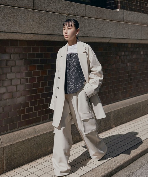 Ameri（アメリ）の「DENIM LIKE CORSET WORK PANTS（その他パンツ