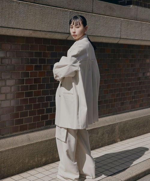 Ameri（アメリ）の「DENIM LIKE CORSET WORK PANTS（その他パンツ