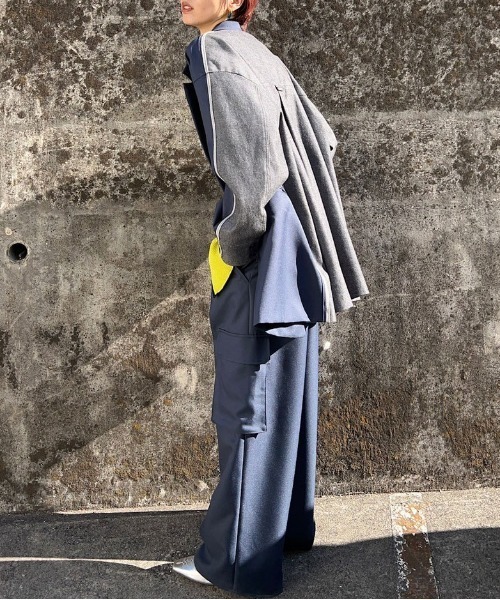Ameri（アメリ）の「DENIM LIKE CORSET WORK PANTS（その他パンツ