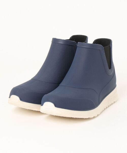 レインショートブーツ/Navy&Red/UK4.0 レインショートブーツ/Navy&Red/UK4.0
