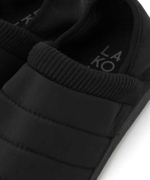 LAKOLE（ラコレ）の「2WAYスリッポンシューズ / 989567（スニーカー・メンズ・ブラック/キャメル・SMALL/MEDIUM/LARGE）」の3枚目の写真