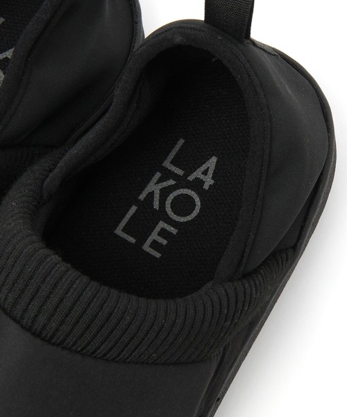 LAKOLE（ラコレ）の「2WAYスリッポンシューズ / 989567（スニーカー・メンズ・ブラック/キャメル・SMALL/MEDIUM/LARGE）」の12枚目の写真