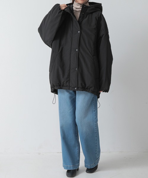 and it_（アンドイット）の「モンスターパーカー（ブルゾン・レディース・アイボリー/ライトカーキ/ブラック・M）」の4枚目の写真