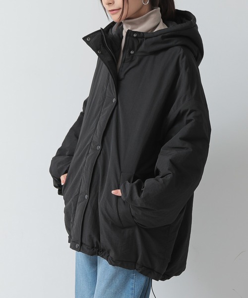 and it_（アンドイット）の「モンスターパーカー（ブルゾン・レディース・アイボリー/ライトカーキ/ブラック・M）」の5枚目の写真