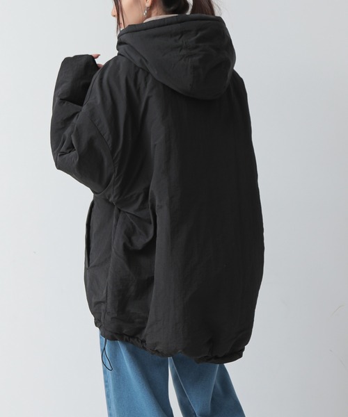 and it_（アンドイット）の「モンスターパーカー（ブルゾン・レディース・アイボリー/ライトカーキ/ブラック・M）」の6枚目の写真