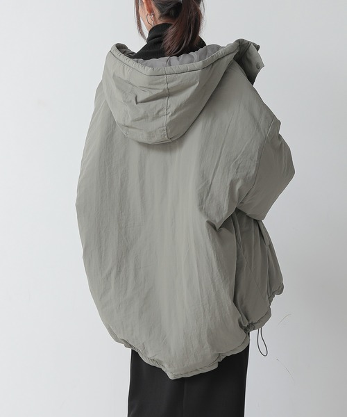 and it_（アンドイット）の「モンスターパーカー（ブルゾン・レディース・アイボリー/ライトカーキ/ブラック・M）」の11枚目の写真