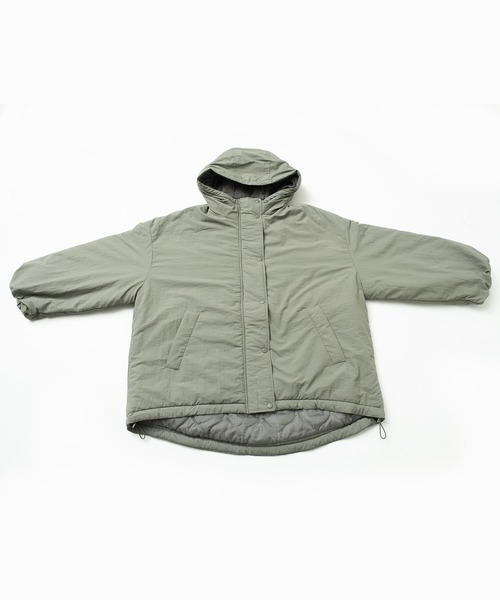 and it_（アンドイット）の「モンスターパーカー（ブルゾン・レディース・アイボリー/ライトカーキ/ブラック・M）」の18枚目の写真