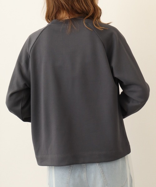 spiritoso(スピリトーゾ)の「spiritoso Seeyouプリントラグランスウェット(スウェット・レディース・スミクロ/グレイッシュベージュ/グリーン系その他/ホワイト系その他・FREE)」の11枚目の写真