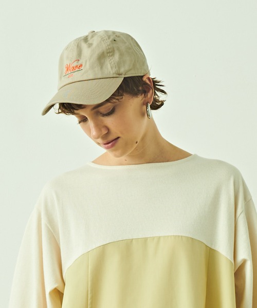 kha:ki（カーキ）の「「KHA:KI/カーキ」アスレチックキャップ（キャップ・レディース・ブラック/ホワイト/ネイビー/ベージュ/ライトイエロー・FREE）」の3枚目の写真