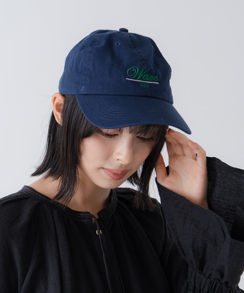 kha:ki（カーキ）の「「KHA:KI/カーキ」アスレチックキャップ（キャップ・レディース・ブラック/ホワイト/ネイビー/ベージュ/ライトイエロー・FREE）」の4枚目の写真