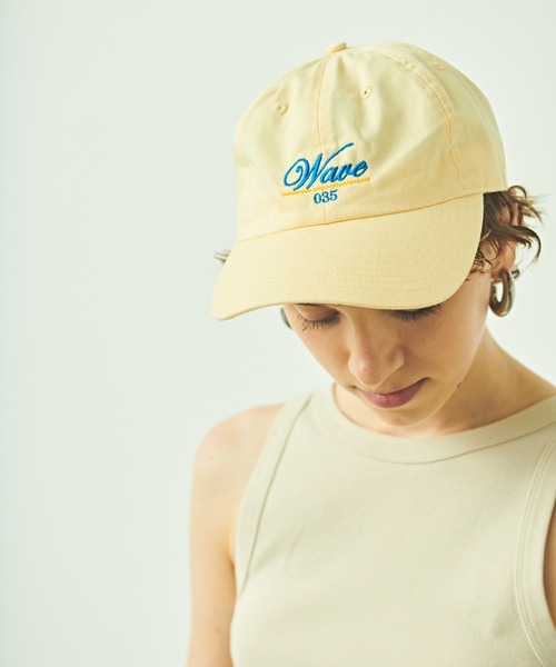 kha:ki（カーキ）の「「KHA:KI/カーキ」アスレチックキャップ（キャップ・レディース・ブラック/ホワイト/ネイビー/ベージュ/ライトイエロー・FREE）」の9枚目の写真