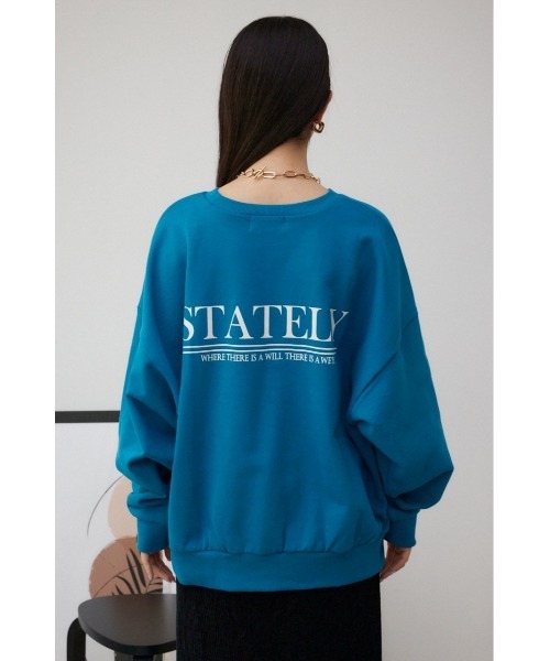 スウェット・トレーナー STONE  AVIO BLUE COTTON SWEATSHIRT STONE ISLAND 6100044 ORGANIC COTTON FLEECE SWEATSHIRT AVIO BLUE