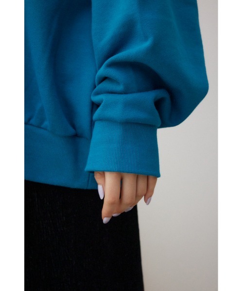 AZUL by moussy（アズールバイマウジー）の「プリント起毛プルオーバー（スウェット・レディース・ブルー/杢グレー/ダークグレー・FREE）」の22枚目の写真