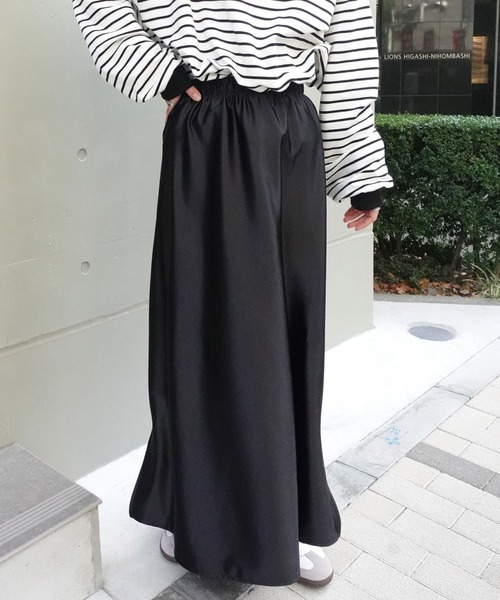 CORNERS(コーナーズ)の「メタリックロングスカート(スカート・レディース・ゴールド/シルバー/ブラック・M)」の10枚目の写真