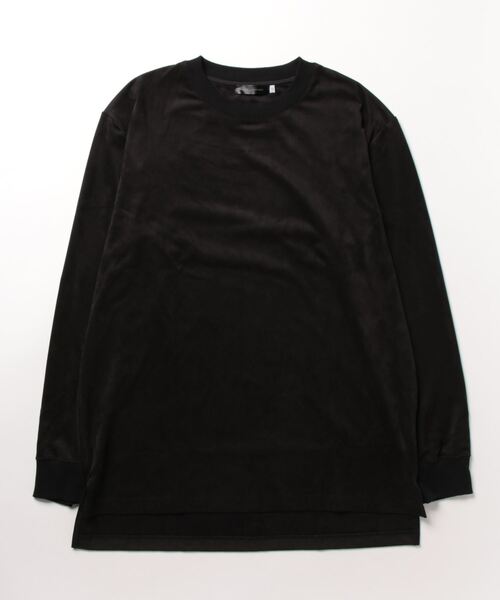 ARCHIVER（アーカイバ）の「【Wc】【YUICHI ATARASHI】フェイクスウェードロンT（Tシャツ/カットソー・レディース・カーキ/ベージュ/ブラック・MEDIUM/LARGE）」の2枚目の写真