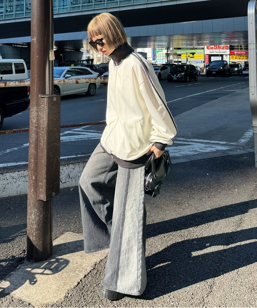 PAGEBOY（ページボーイ）の「ラメライントラックジャケット（その他アウター・レディース・オフホワイト/ブルー/ブラック・FREE）」の16枚目の写真