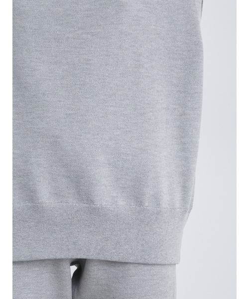 MIESROHE（ミースロエ）の「【ウォッシャブル】裏毛編みニットベスト（ニット/セーター・レディース・ホワイト/グリーン/グレー/ブラック・FREE）」の5枚目の写真