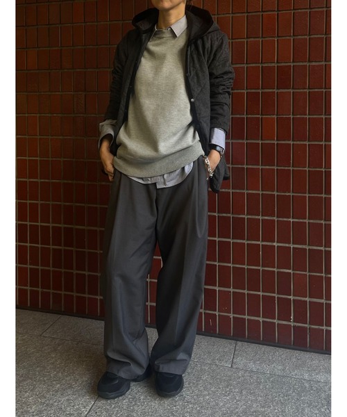 MIESROHE（ミースロエ）の「【ウォッシャブル】裏毛編みニットベスト（ニット/セーター・レディース・ホワイト/グリーン/グレー/ブラック・FREE）」の10枚目の写真