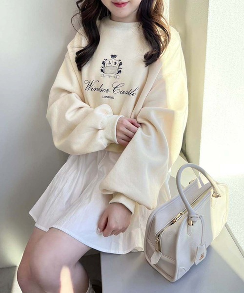 one after another NICE CLAUP(ワンアフターアナザーナイスクラップ)の「スクエアミニボストン/キーチャーム付き(ハンドバッグ・レディース・アイボリー/ブラック/ベージュ・FREE)」の16枚目の写真