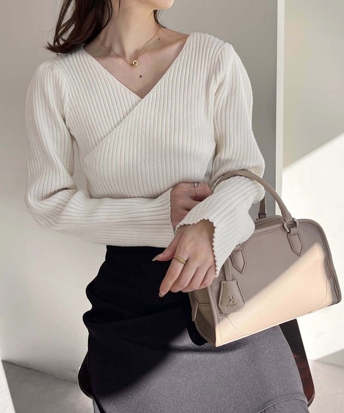 one after another NICE CLAUP(ワンアフターアナザーナイスクラップ)の「スクエアミニボストン/キーチャーム付き(ハンドバッグ・レディース・アイボリー/ブラック/ベージュ・FREE)」の20枚目の写真