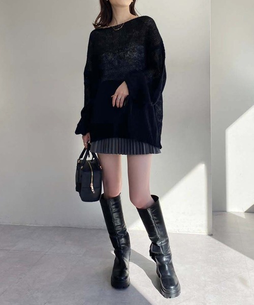 one after another NICE CLAUP(ワンアフターアナザーナイスクラップ)の「スクエアミニボストン/キーチャーム付き(ハンドバッグ・レディース・アイボリー/ブラック/ベージュ・FREE)」の13枚目の写真