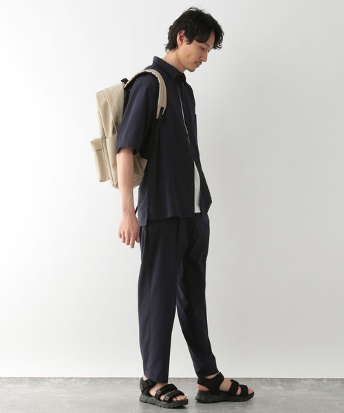 GLOBAL WORK（グローバルワーク）の「撥水ライト10ポケットリュック/996491（バックパック/リュック・メンズ・ブラウン/チャコールグレー/ブラック/ベージュ・FREE）」の5枚目の写真