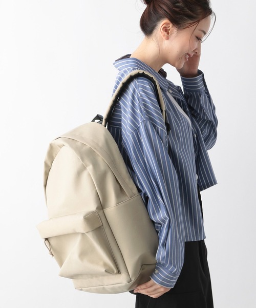 GLOBAL WORK（グローバルワーク）の「撥水ライト10ポケットリュック/996491（バックパック/リュック・メンズ・ブラウン/チャコールグレー/ブラック/ベージュ・FREE）」の12枚目の写真