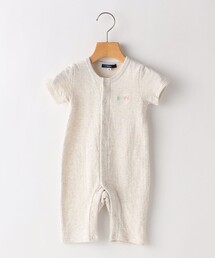 SHIPS | SHIPS KIDS:70～80cm / ロゴ 半袖 ロンパース(ロンパース)