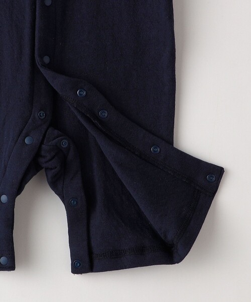 SHIPS（シップス）の「SHIPS KIDS:70～80cm / ロゴ 半袖 ロンパース（ロンパース・キッズ・ネイビー/ライトグレー・80/70）」の5枚目の写真