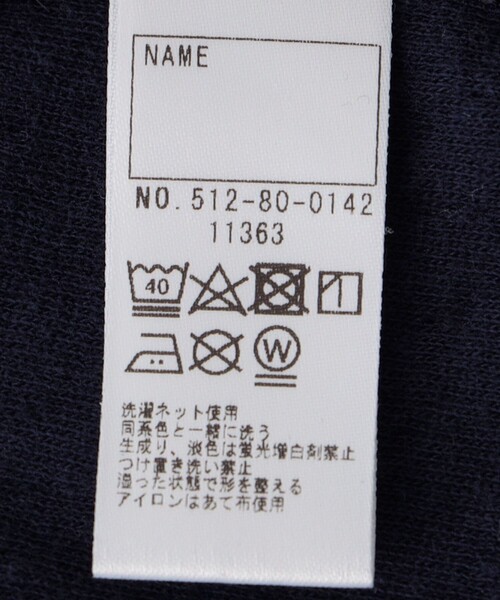 SHIPS（シップス）の「SHIPS KIDS:70～80cm / ロゴ 半袖 ロンパース（ロンパース・キッズ・ネイビー/ライトグレー・80/70）」の3枚目の写真