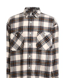 JUNNAKAYAMAジュンナカヤマ OVERSIZED CHECK SHIRT NUBIAN（ヌビアン）の「OVERSIZED CHECK SHIRT（シャツ/ブラウス