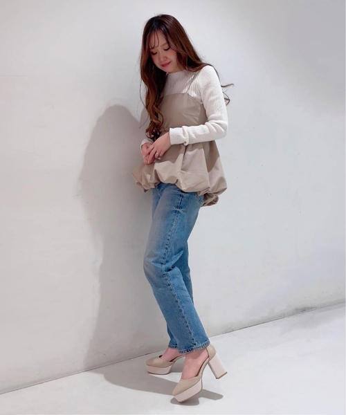 ESPERANZA（エスペランサ）の「ゆる傾斜ストラップパンプス 結婚式二次会 パーティー 24SS（パンプス・レディース・ピンク系7/ベージュ系2/ブラック系2・22.5cm/23.0cm/23.5cm/24.0cm/22.0cm/24.5cm）」の10枚目の写真