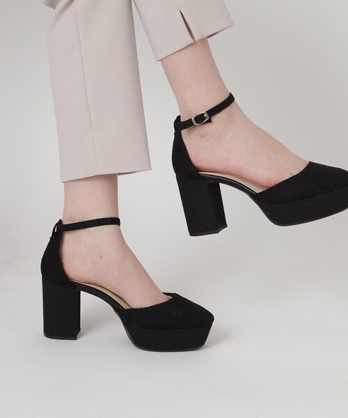 ESPERANZA（エスペランサ）の「ゆる傾斜ストラップパンプス 結婚式二次会 パーティー 24SS（パンプス・レディース・ピンク系7/ベージュ系2/ブラック系2・22.5cm/23.0cm/23.5cm/24.0cm/22.0cm/24.5cm）」の11枚目の写真